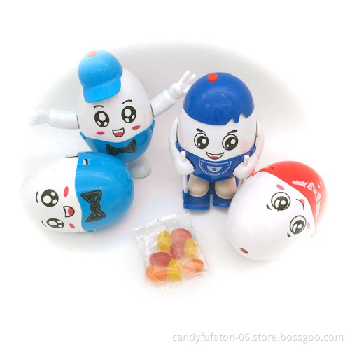 Hot selling surprise egg chocolate with jelly bean